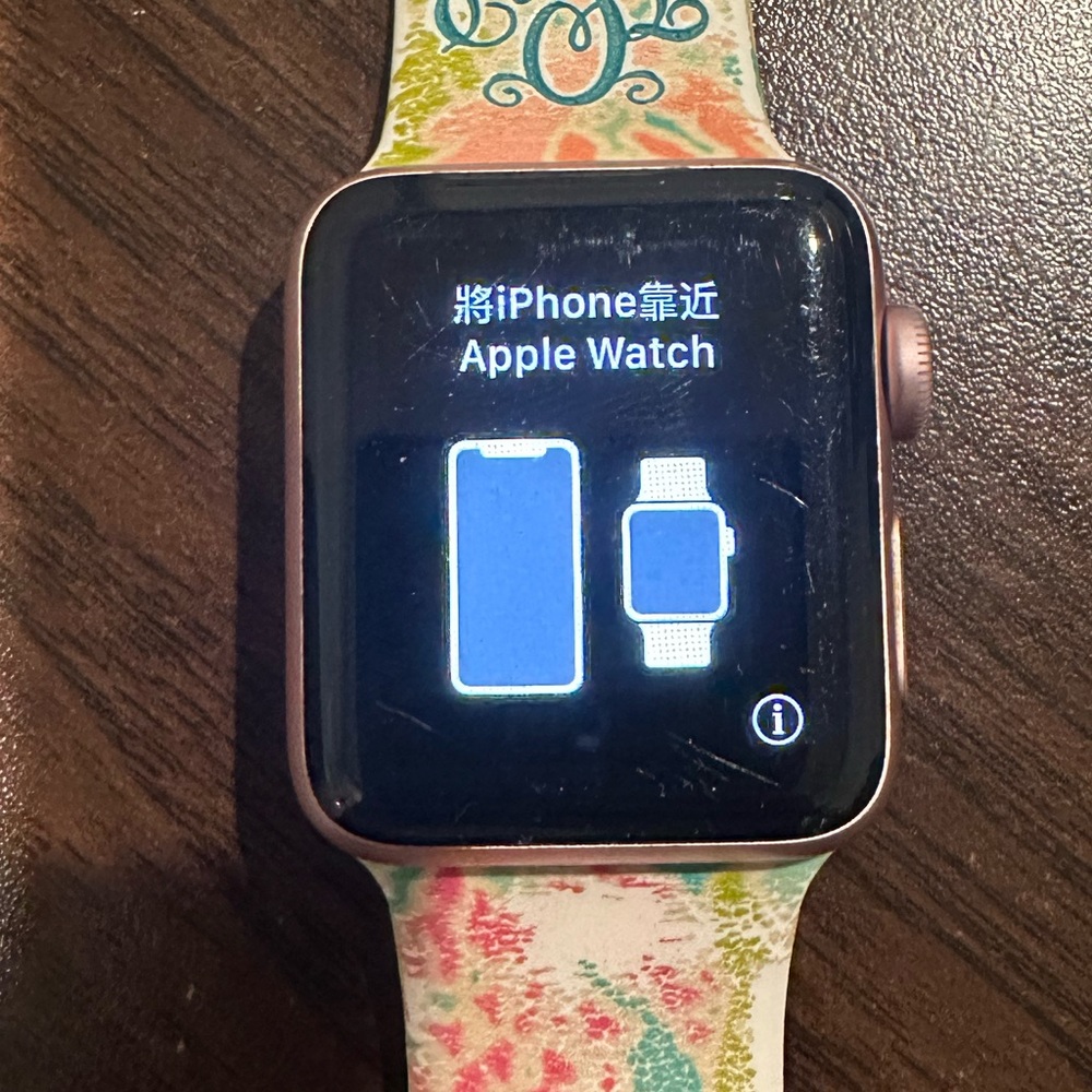 Apple Watch, Series 2. Rose gold. 38mm